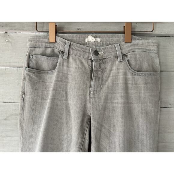 EILEEN FISHER Organic Cotton Denim Jeans Gray Size 6 - Picture 2 of 5
